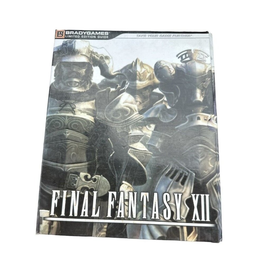 Final Fantasy XII Limited Edition Guide Bradygames Art Collection Book